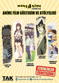 mangAnime Türkiye - Anime Gösterim ve Atölye - etkinlik afis