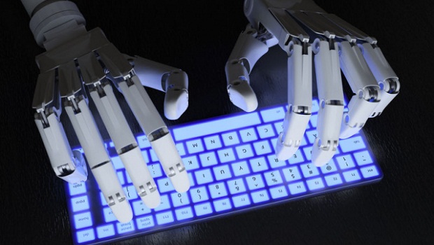 robot-typing